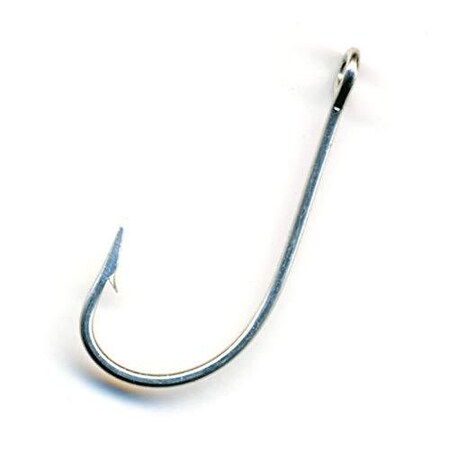 Eagle Claw O'Shaughnessy Hook, Size 60, Forged, NonOffset Ringed Eye, Sea Guard, 5PK 254AH-6/0
